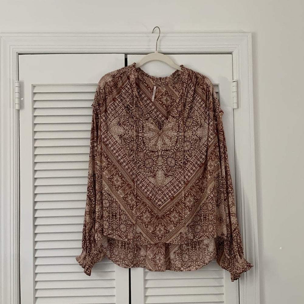 Free People Little Runaway Blouse